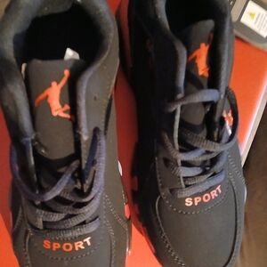 Black & Red Mens Sports Shoes